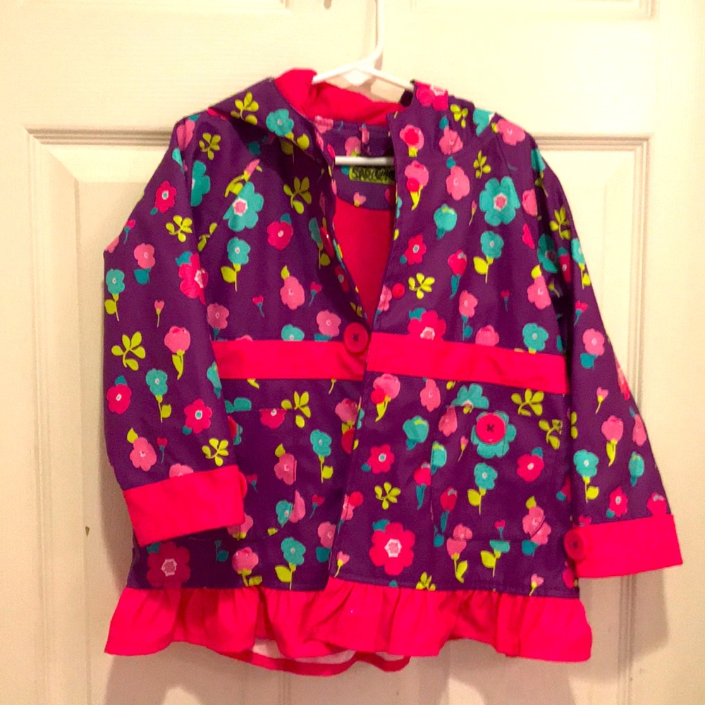 💐 Western Chief Hooded Lined Rain Jacket